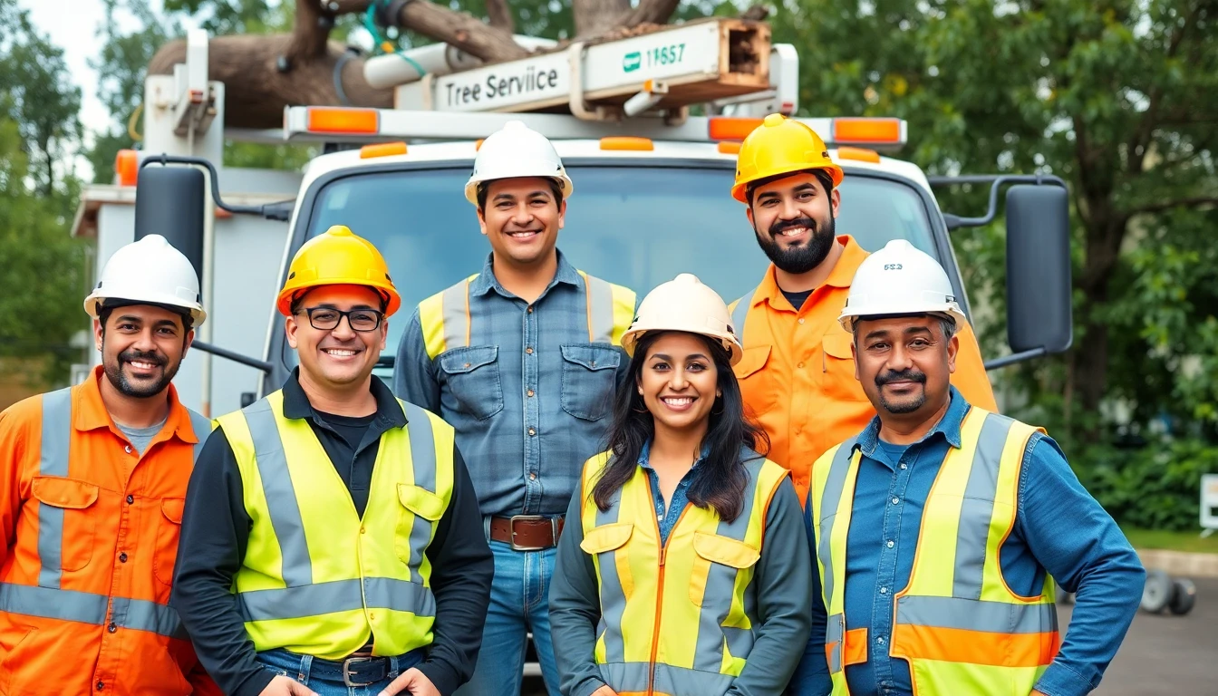 Miguel's Tree Services & Landscaping team at work